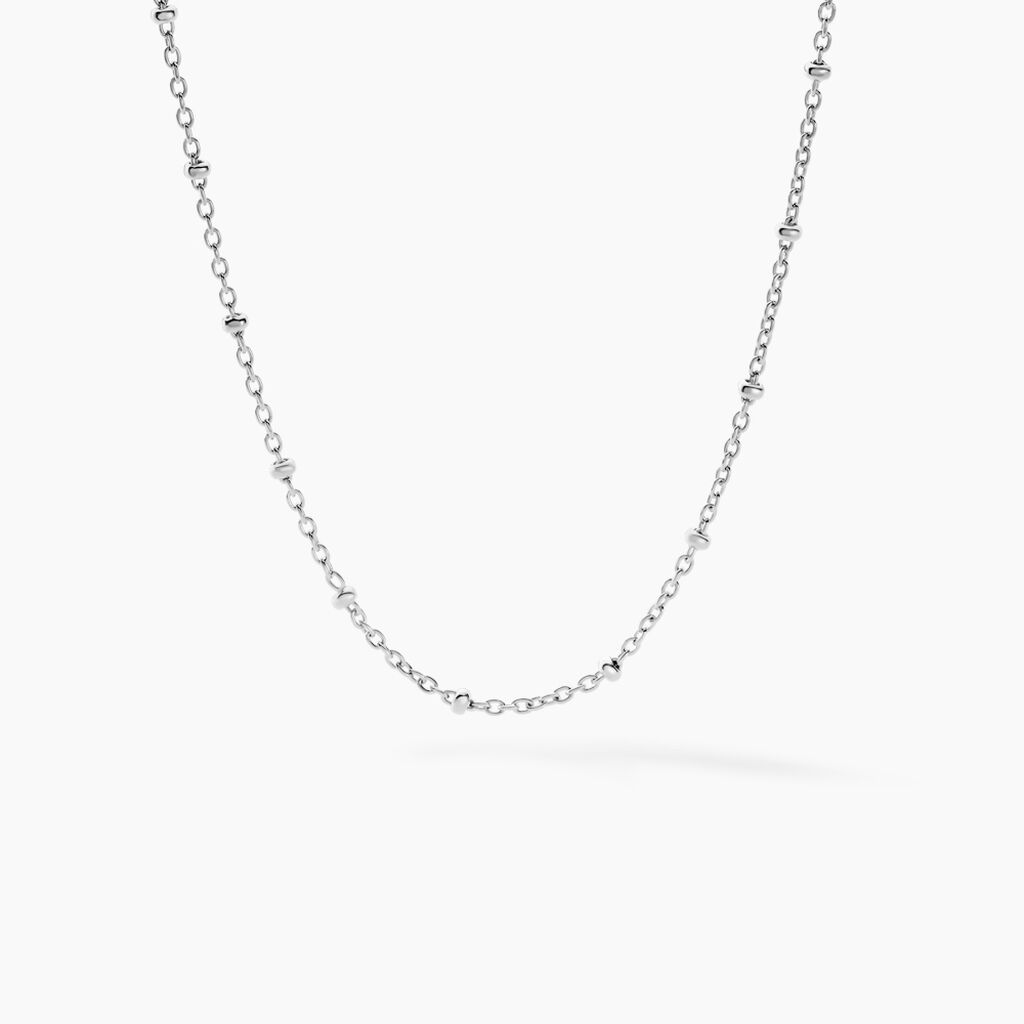 Chaine Kathi Argent Blanc - Chaines Femme | Histoire d’Or