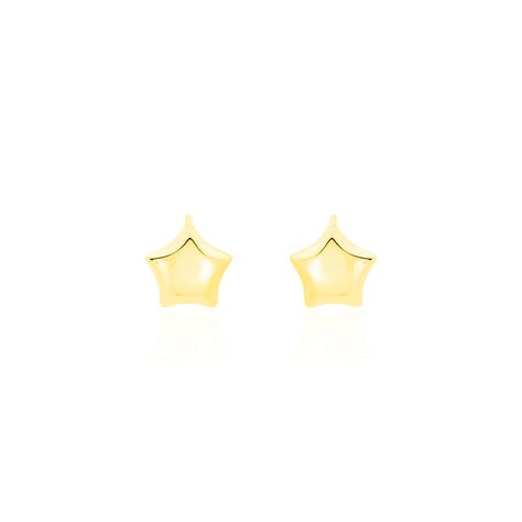 Boucles D'oreilles Puces Alphonsine Etoile Or Jaune - Clous d'oreilles Femme | Histoire d’Or