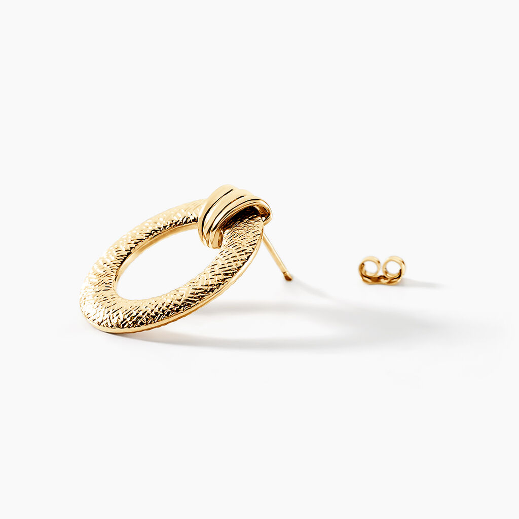 Boucles D'oreilles Puces Martela Or Jaune - Clous d'oreilles Femme | Histoire d’Or