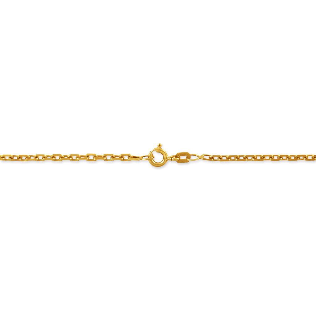 Chaîne Igoa Maille Forçat Diamantee Or Jaune - Chaines Famille | Histoire d’Or