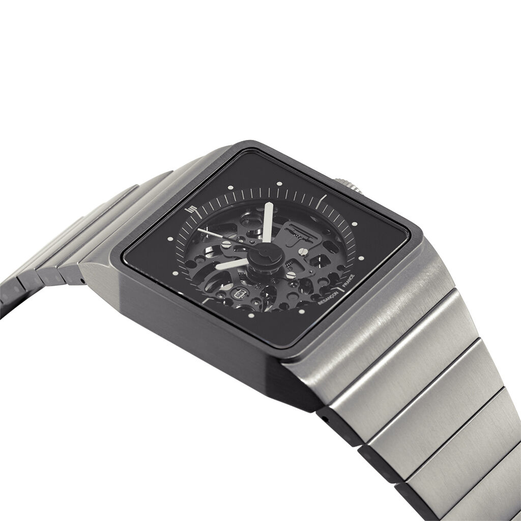 Montre Lip Big Titane Noir - Montres Homme | Histoire d&rsquo;Or