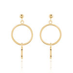 Boucles D'oreilles Pendantes Maguette Plaqu&eacute; Or Jaune - Boucles d'oreilles fantaisie Femme | Histoire d&rsquo;Or