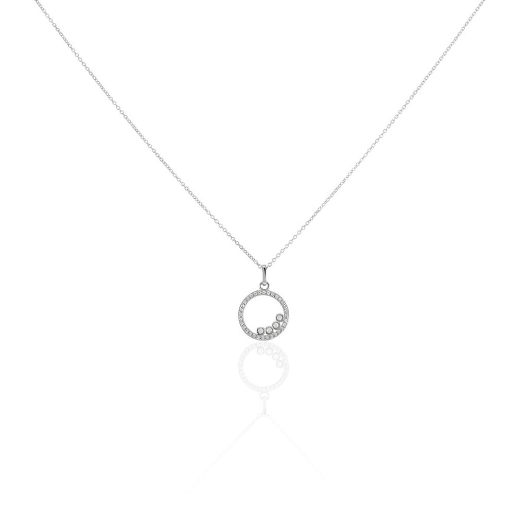Collier Argent Ursine Oxydes De Zirconium - Colliers fantaisie Femme | Histoire d&rsquo;Or