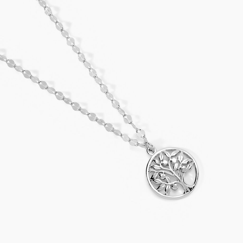 Collier Argent Blanc Buccinarie - Colliers fantaisie Femme | Histoire d&rsquo;Or