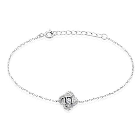 Bracelet Anasthase Argent Blanc Oxyde De Zirconium - Bracelets Femme | Histoire d’Or