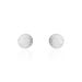 Boucles D'oreilles Puces Ayana Argent Blanc - Boucles d'oreilles fantaisie Femme | Histoire d’Or