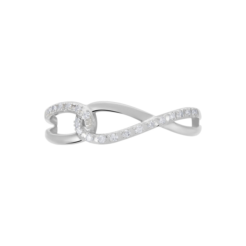 Bague Osanna Or Blanc Diamants - Bagues avec pierre Femme | Histoire d’Or