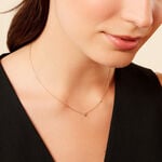 Collier Fenton Or Jaune Oxyde De Zirconium - Colliers Famille | Histoire d&rsquo;Or