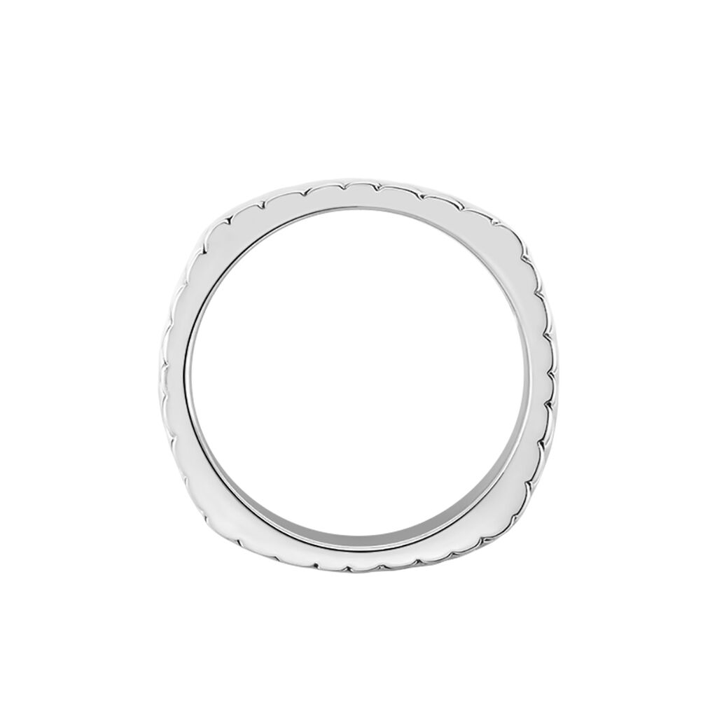 Bague Argent Blanc - Bagues Homme | Histoire d&rsquo;Or