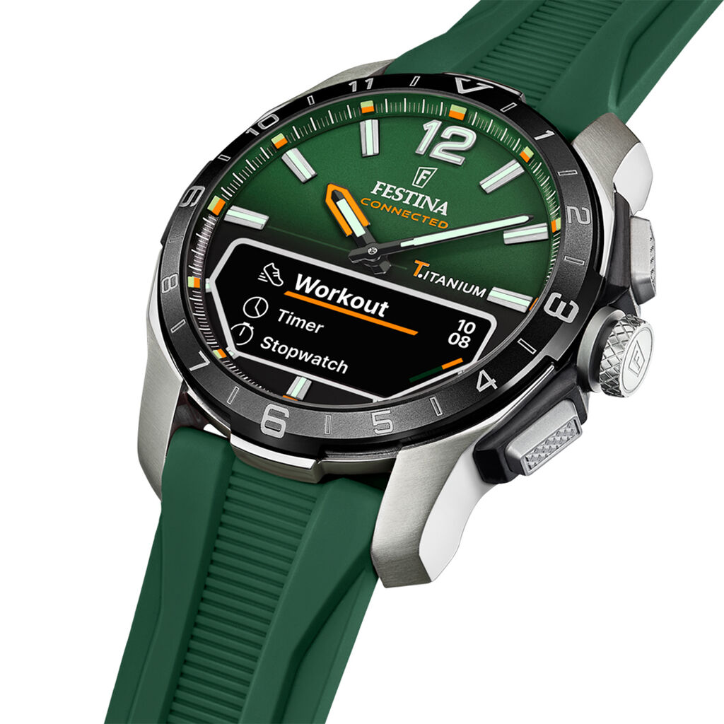 Montre Connectée Festina Connected Vert - Montres connectées Famille | Histoire d’Or