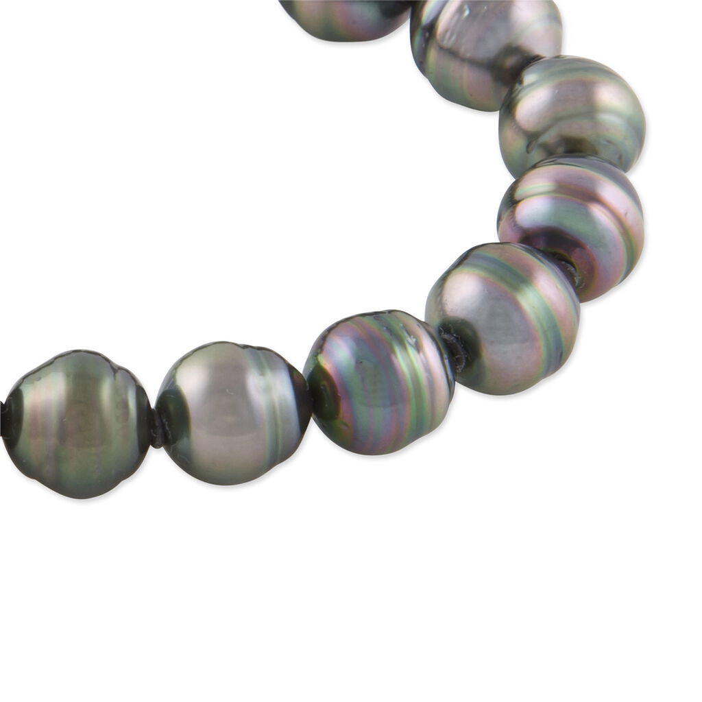 Bracelet Cerclee Or Jaune Perle De Culture De Tahiti - Bracelets Femme | Histoire d’Or