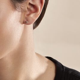 Boucles D'oreilles Puces Or Jaune Victoria Diamants - Clous d'oreilles Femme | Histoire d’Or