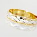 Alliance Clotilde Ruban Plat Or Bicolore - Alliances Unisex | Histoire d’Or