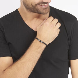 Bracelet Mary-morganeae Acier Bicolore - Bracelets cordon Homme | Histoire d’Or