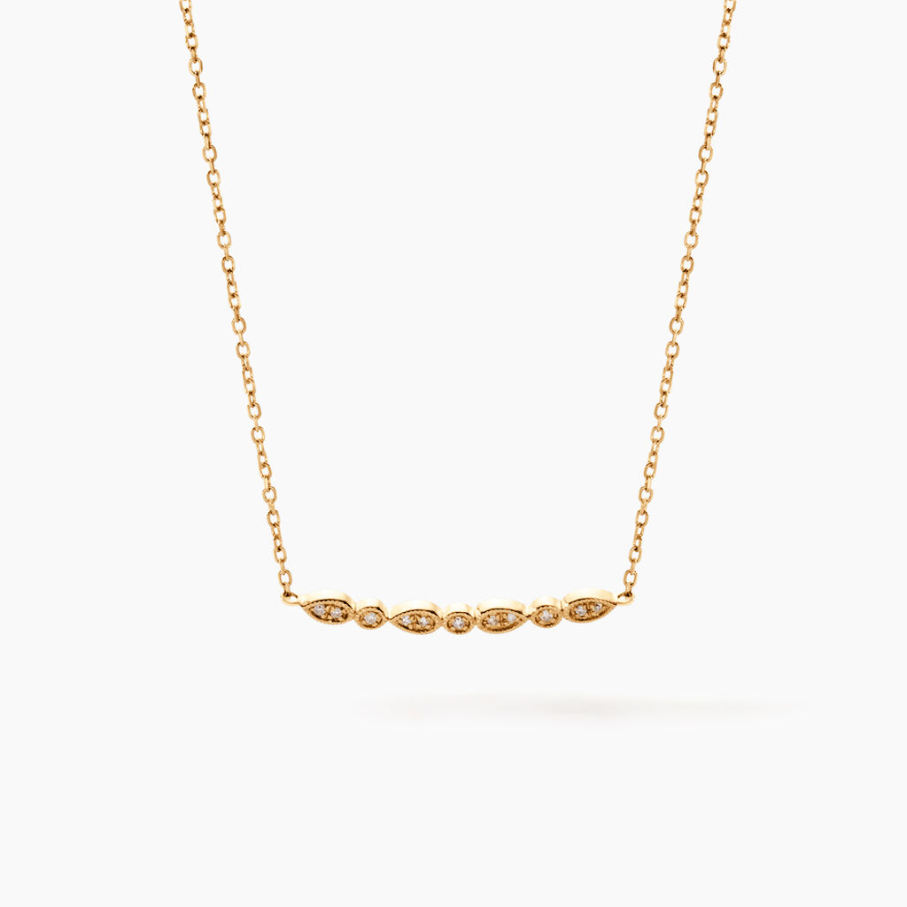 Collier Robina Or Jaune Diamant - Colliers Femme | Histoire d&rsquo;Or