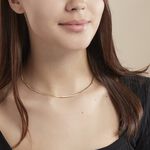 Collier Doline Maille Anglaise Or Jaune - Chaines Femme | Histoire d&rsquo;Or