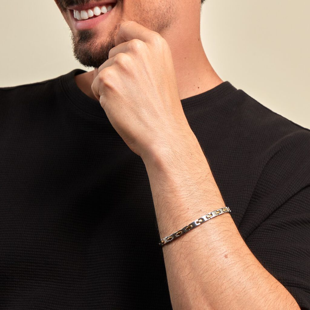 Bracelet Jourdan Acier - Bracelets Homme | Histoire d’Or