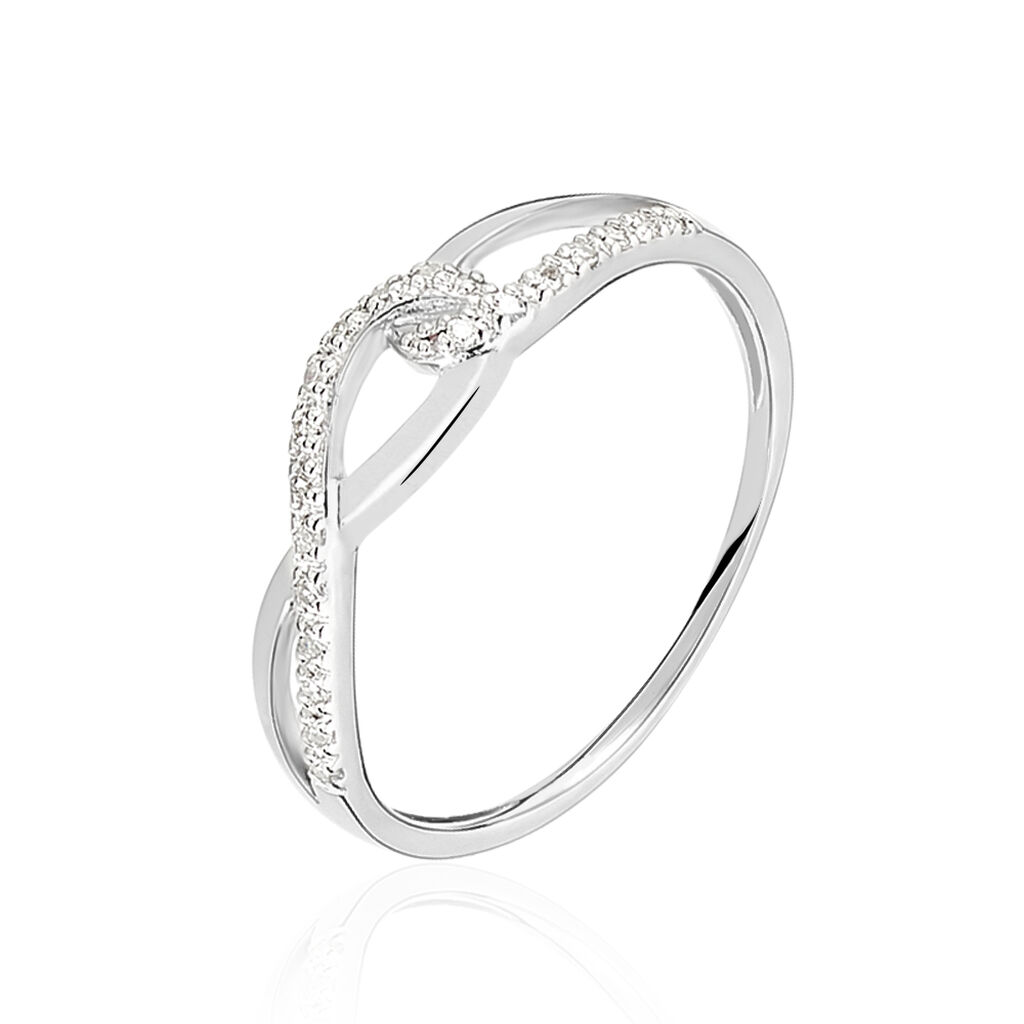 Bague Osanna Or Blanc Diamant - Bijoux Femme | Histoire d&rsquo;Or