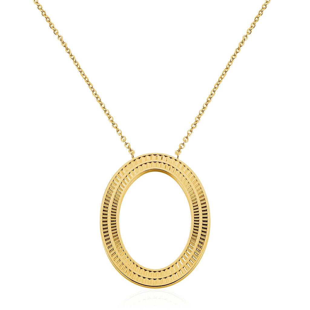 Collier Sautoir Agostino Acier Jaune - Sautoirs Femme | Histoire d&rsquo;Or