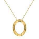 Collier Sautoir Agostino Acier Jaune - Sautoirs Femme | Histoire d&rsquo;Or