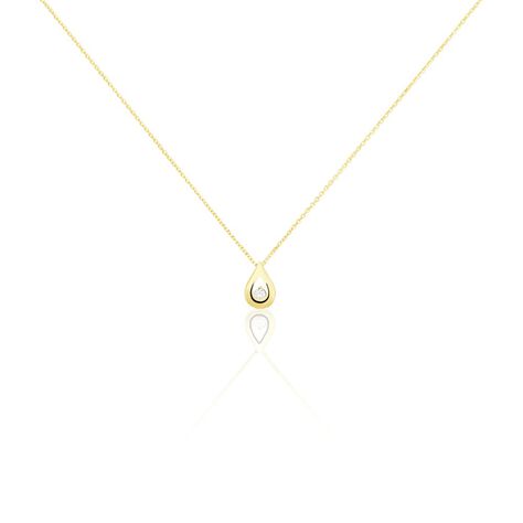 Collier Purete Or Jaune Diamant - Colliers Femme | Histoire d’Or