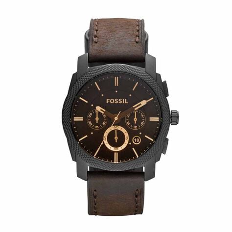 Montre Fossil Machine Marron - Montres Homme | Histoire d&rsquo;Or