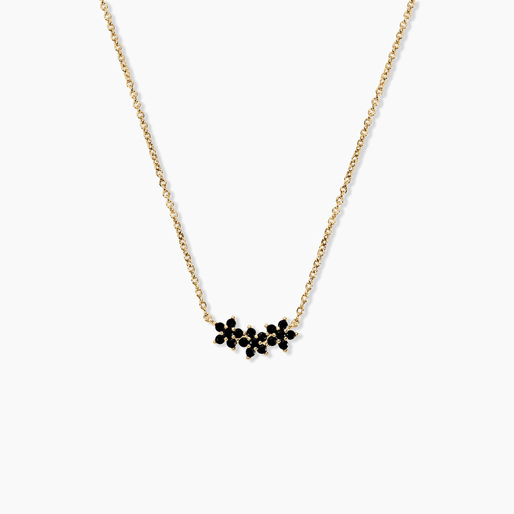 Collier Midnight Royalty Plaqu&eacute; Or Jaune Oxyde De Zirconium - Colliers Femme | Histoire d&rsquo;Or
