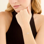 Bracelet Naomie Argent Blanc - Bracelets fantaisie Femme | Histoire d&rsquo;Or