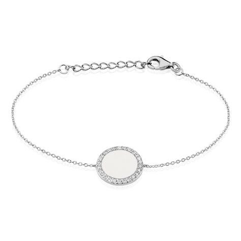 Bracelet Corazon1 Argent Blanc Oxyde De Zirconium - Bracelets Femme | Histoire d’Or