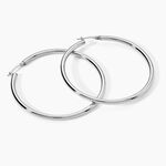 Cr&eacute;oles Argent Blanc Anne - Boucles d'oreilles cr&eacute;oles Femme | Histoire d&rsquo;Or