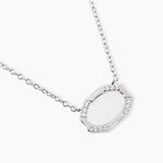 Collier Margot Argent Blanc Nacre Oxyde De Zirconium - F&ecirc;te des m&egrave;res Femme | Histoire d&rsquo;Or