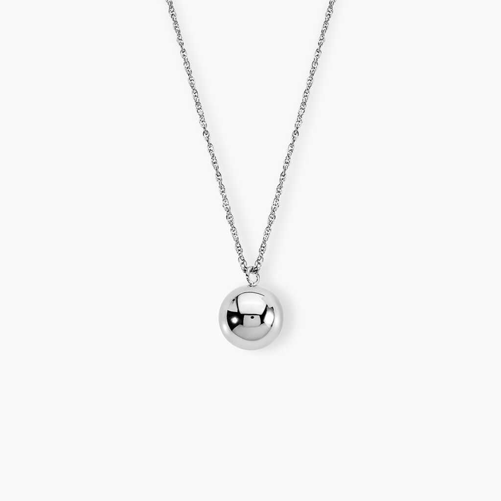 Collier My Bola Acier Blanc - Bolas de grossesse Femme | Histoire d&rsquo;Or