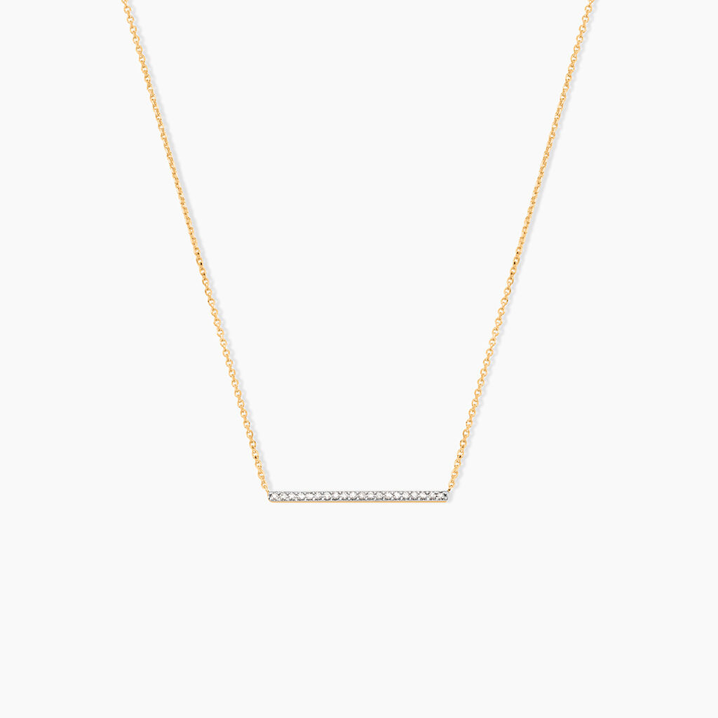 Collier Alayna Or Jaune Diamant - Colliers Femme | Histoire d&rsquo;Or