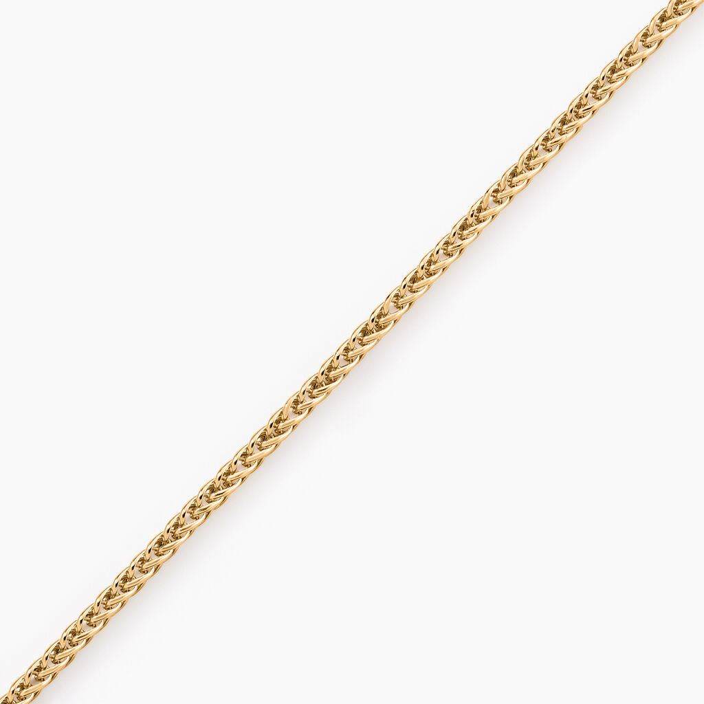 Bracelet Jany Maille Palmier Or Jaune - Bracelets cha&icirc;ne Femme | Histoire d&rsquo;Or