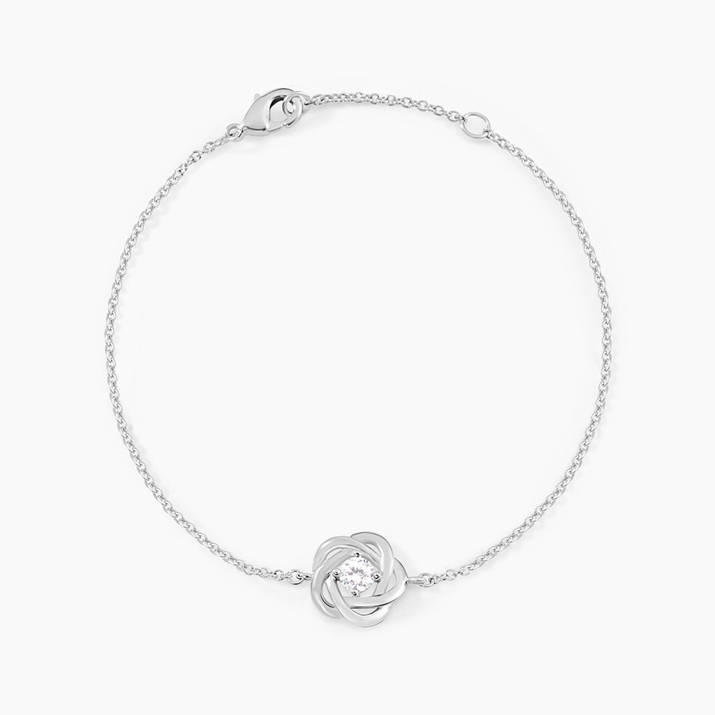 Bracelet Irmine Argent Blanc Oxyde De Zirconium - Bracelets Femme | Histoire d&rsquo;Or
