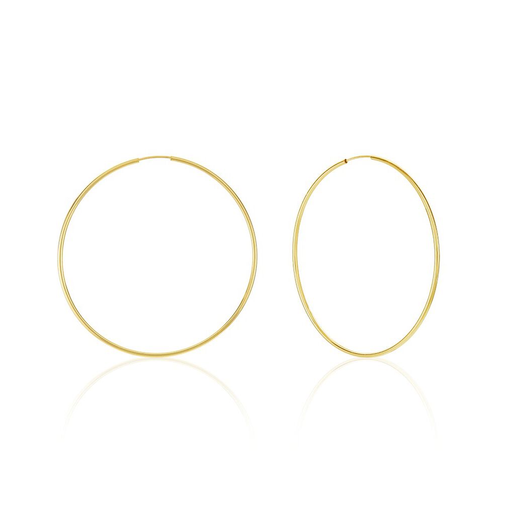 Créoles Dominae Flexible Or Jaune - Boucles d'oreilles créoles Femme | Histoire d’Or