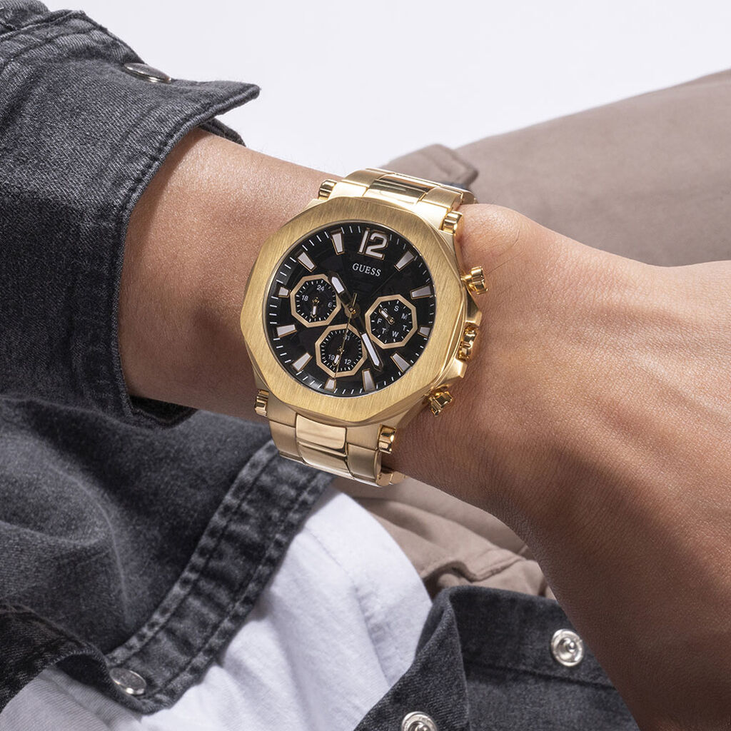 Montre Guess Edge Noir - Montres Homme | Histoire d’Or