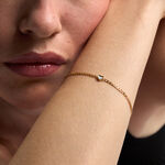 Bracelet Sweetheart Argent Dor&eacute; A L'Or 750/1000 Nacre - F&ecirc;te des m&egrave;res Femme | Histoire d&rsquo;Or