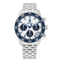 Montre Tommy Hilfiger Th85 Chrono Blanc