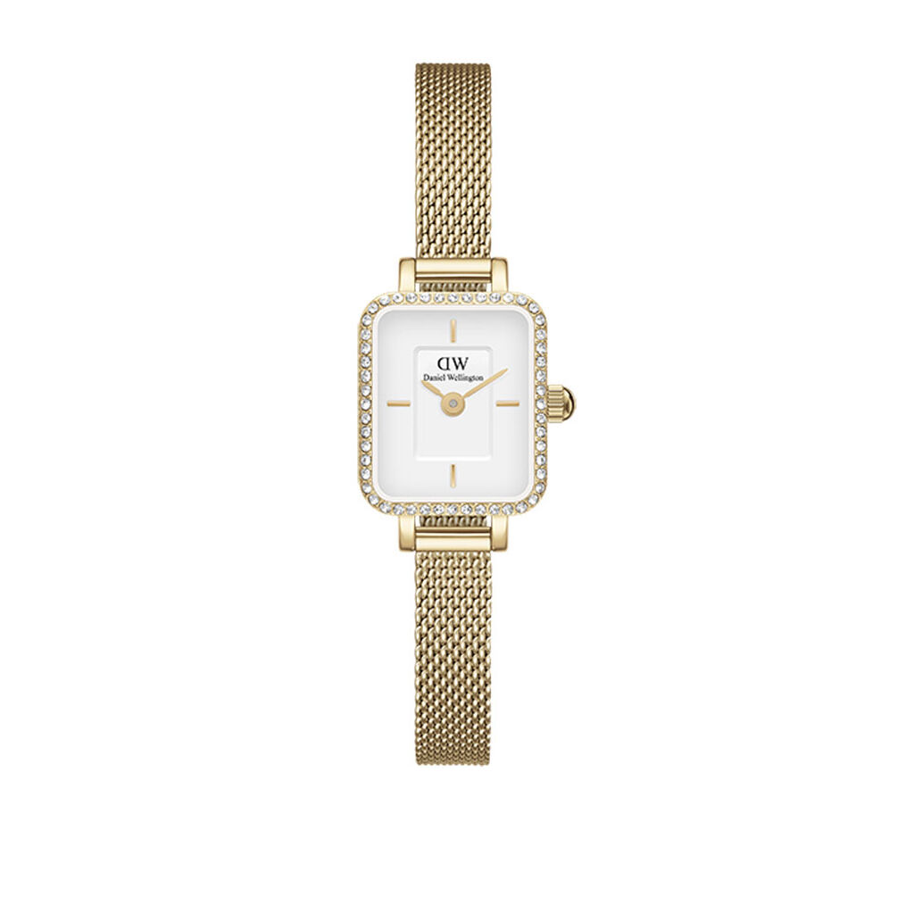 Montre Daniel Wellington Quadro Mini Blanc - Montres Femme | Histoire d&rsquo;Or
