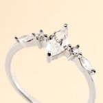 Bague Winter Sweetness Argent Blanc Oxyde De Zirconium - Bagues solitaires Femme | Histoire d&rsquo;Or