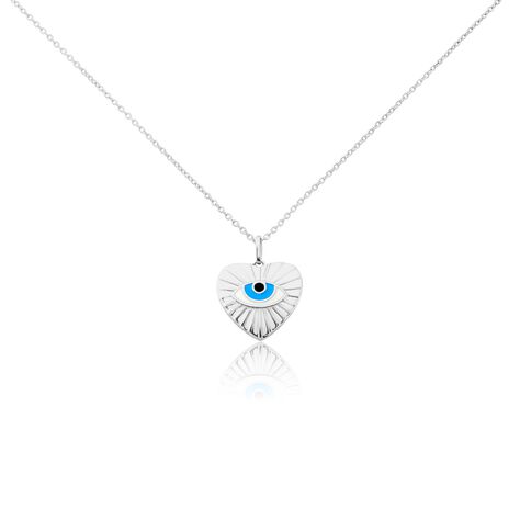 Collier Parad'eyes Argent Blanc - Colliers fantaisie Femme | Histoire d’Or