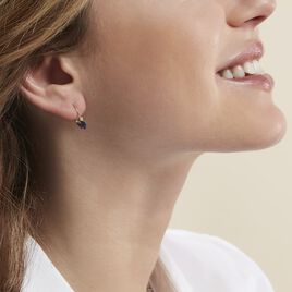Boucles D'oreilles Pendantes Blossom Saphir - Boucles d'oreilles pendantes Femme | Histoire d’Or