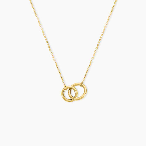 Collier Fino Acier Jaune -  Femme | Histoire d’Or