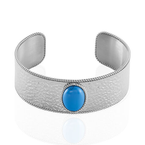 Bracelet Jonc Imagine Tiffany Acier Blanc Pierre De Synthese - Bracelets joncs Femme | Histoire d’Or