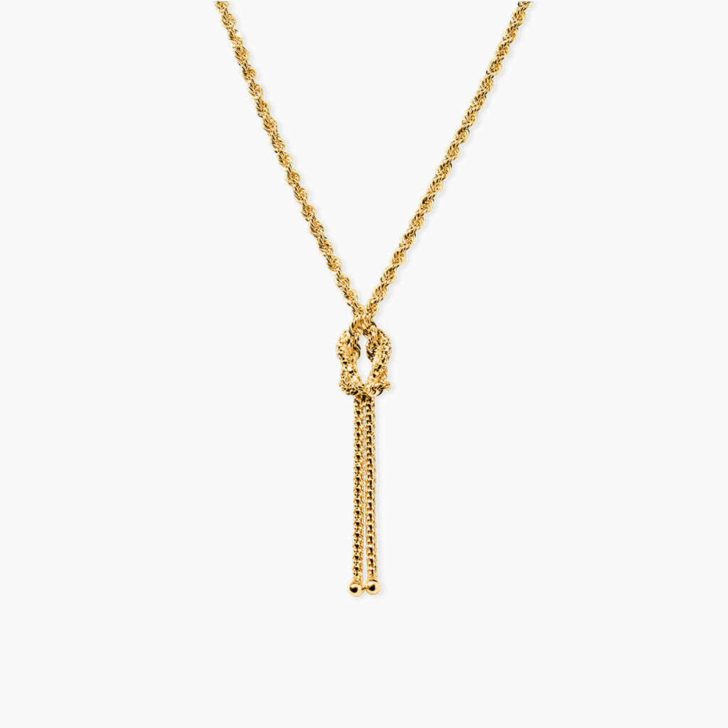 Collier Jerry Or Jaune - F&ecirc;te des m&egrave;res Femme | Histoire d&rsquo;Or