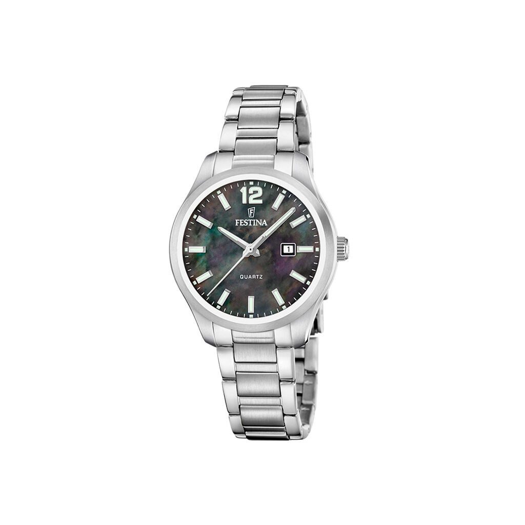 Montre Festina Classics 34 Nacre Noire - Montres Femme | Histoire d&rsquo;Or