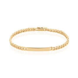 Bracelet Identité Clement Plaqué Or Jaune - Bracelets fantaisie Femme | Histoire d’Or
