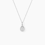 Collier Lysa Argent Blanc Oxyde De Zirconium - Colliers fantaisie Femme | Histoire d&rsquo;Or