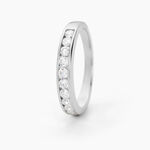 Alliance C&eacute;llia Argent Blanc Oxyde De Zirconium - Alliances Femme | Histoire d&rsquo;Or